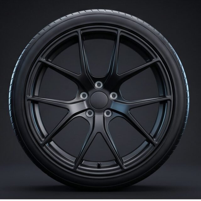 Healio Onyx HM-411 forged wheel, face view
