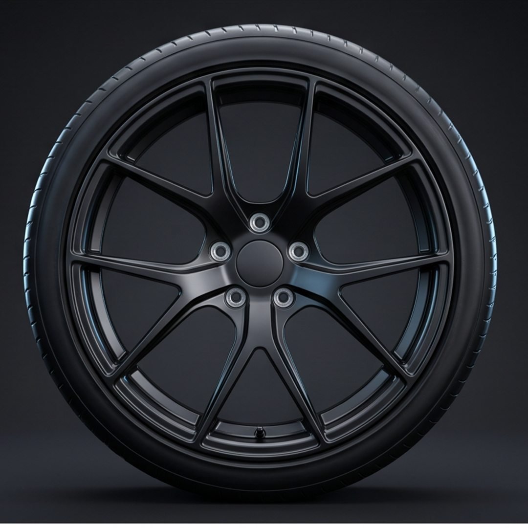 Healio Onyx HM-411 forged wheel, face view