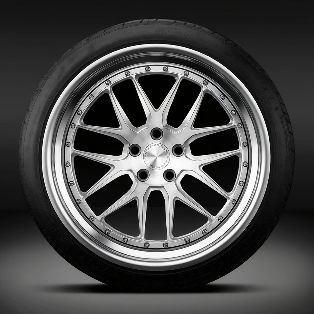 Healio Halo HM-508 forged wheel, face view