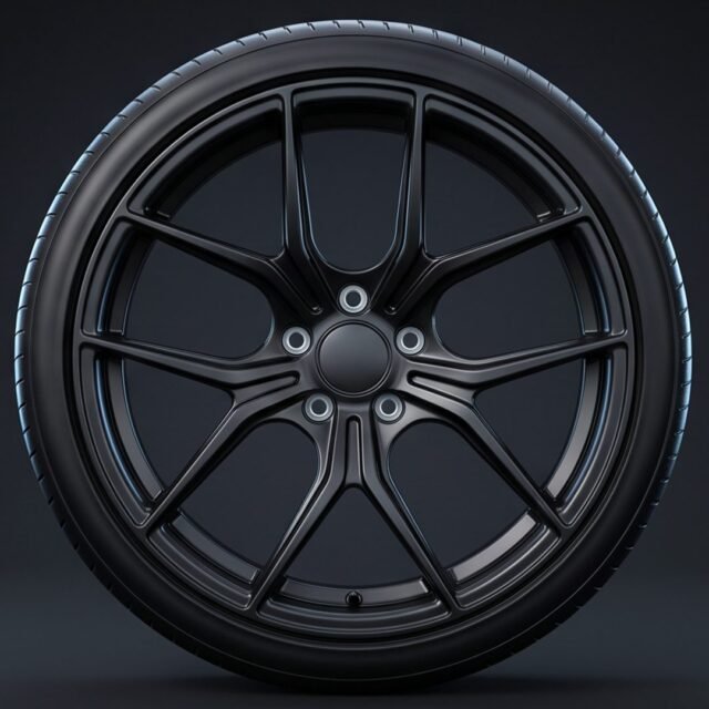 Healio Halo HM-512 forged wheel, face view