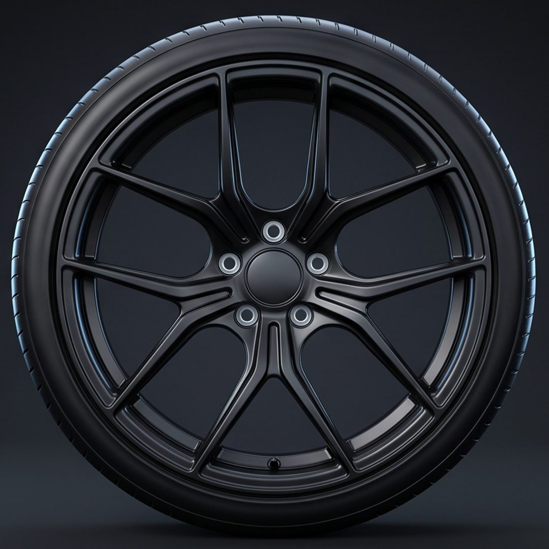 Healio Halo HM-512 forged wheel, face view