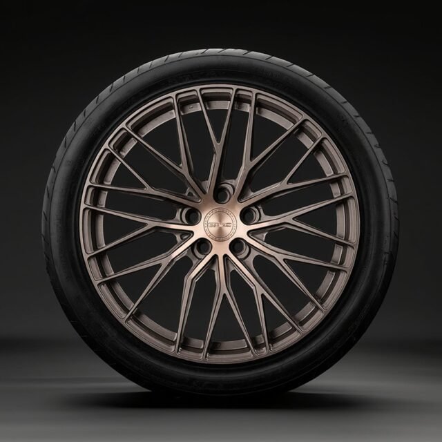 Healio Halo HM-514 forged wheel, face view
